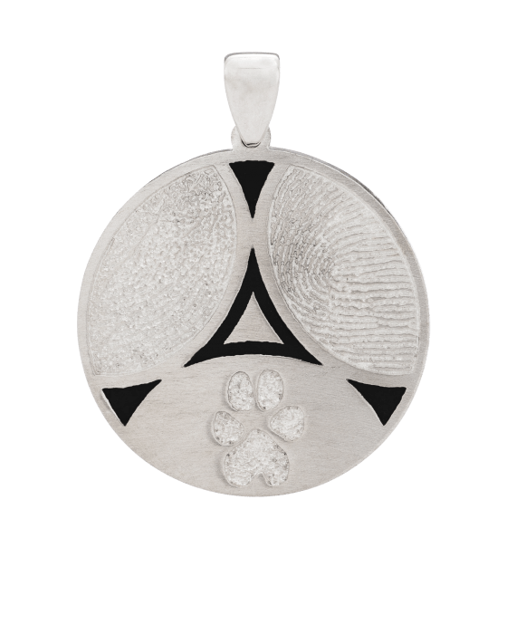 Pet 3 Print White Gold Keepsake